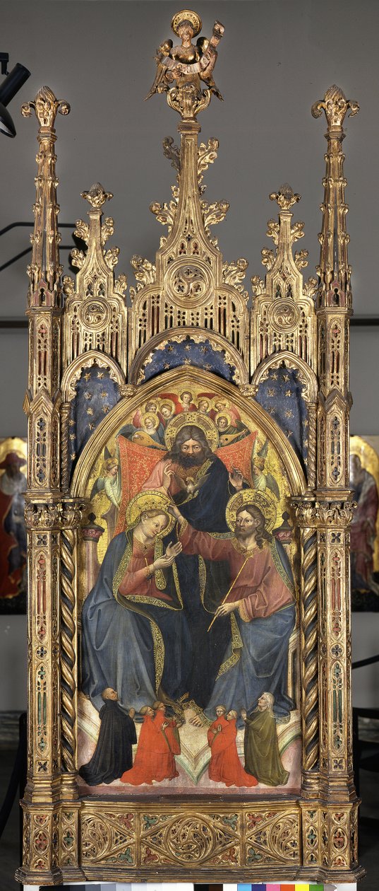 Jomfruens kroning, ca.1400 af Nicolò di Pietro