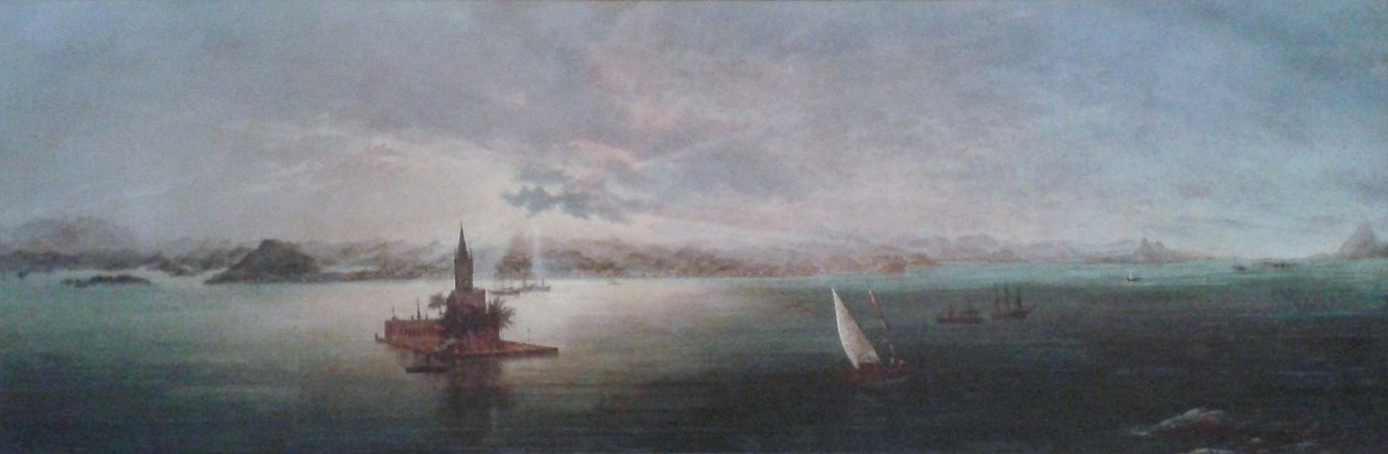Panorama over Rio de Janeiro af Nicola Antonio Facchinetti