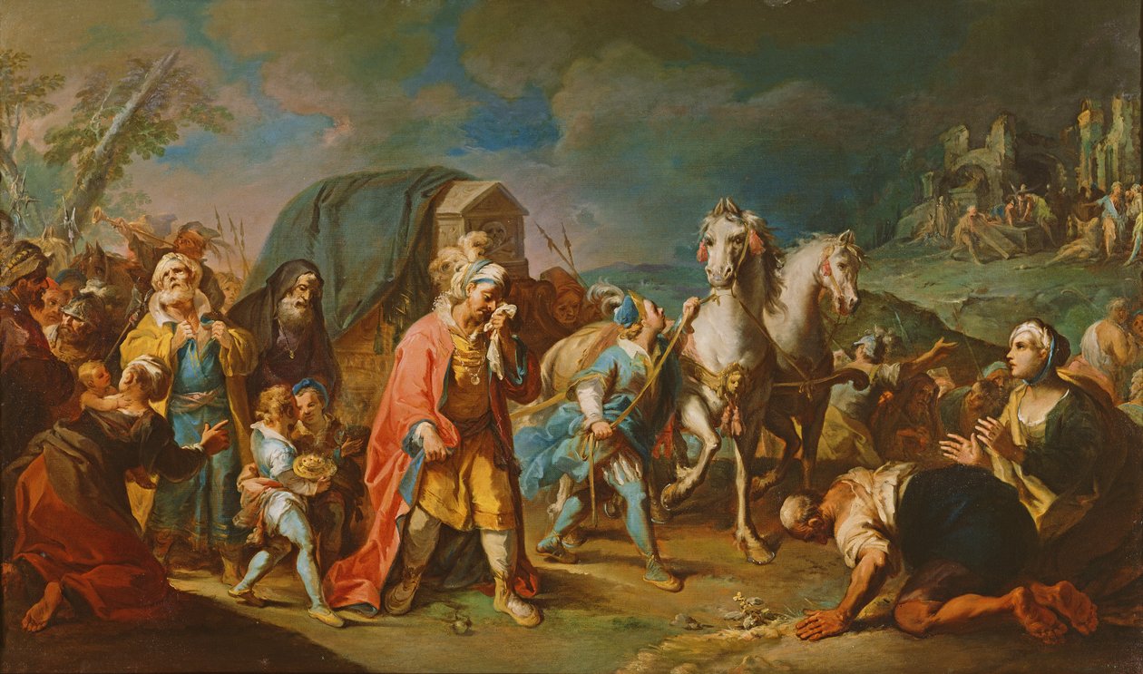 Begravelsen af Nicola Bertucci