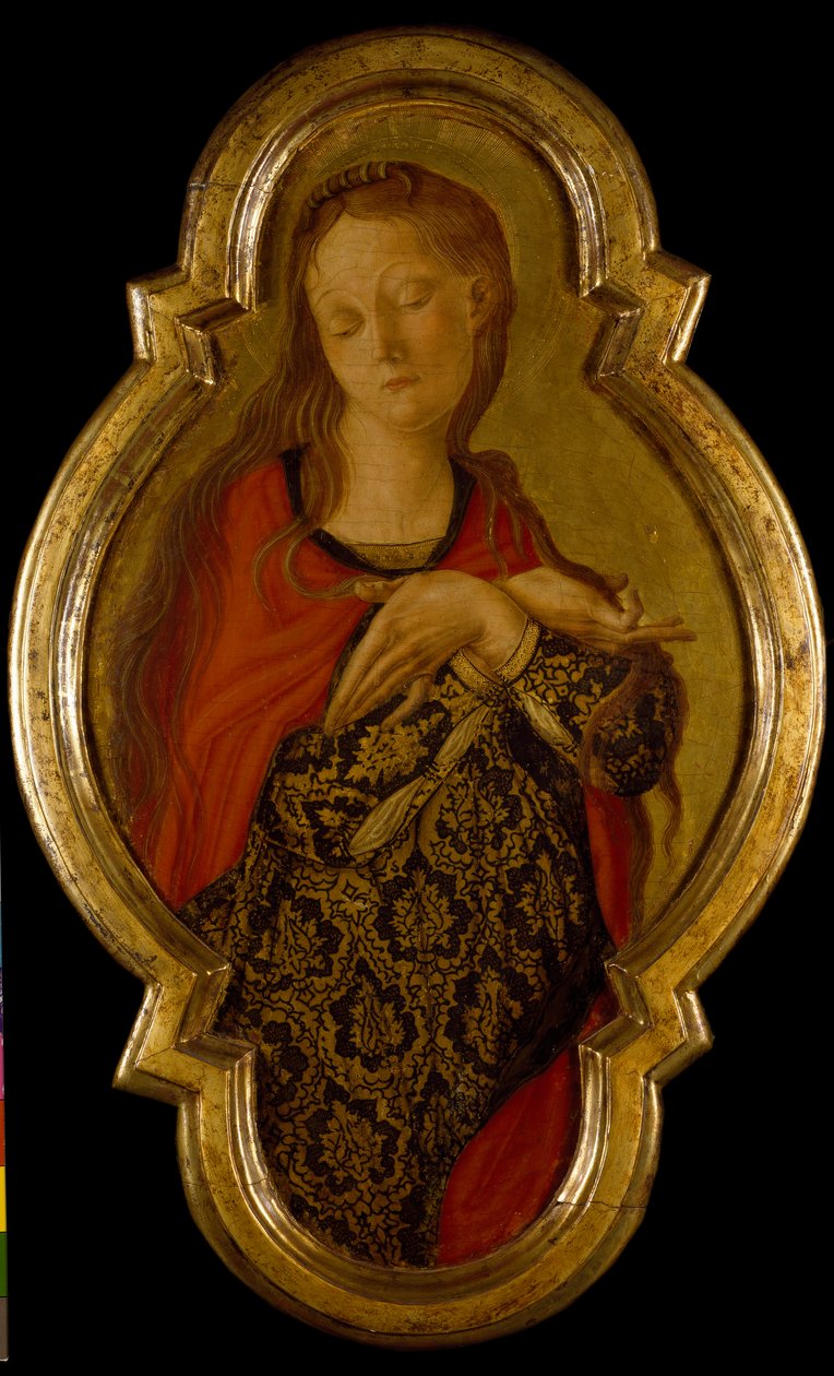 Maria Magdalena, 1400-tallet (tempera på panel) af Nicola de Maestro Antonio