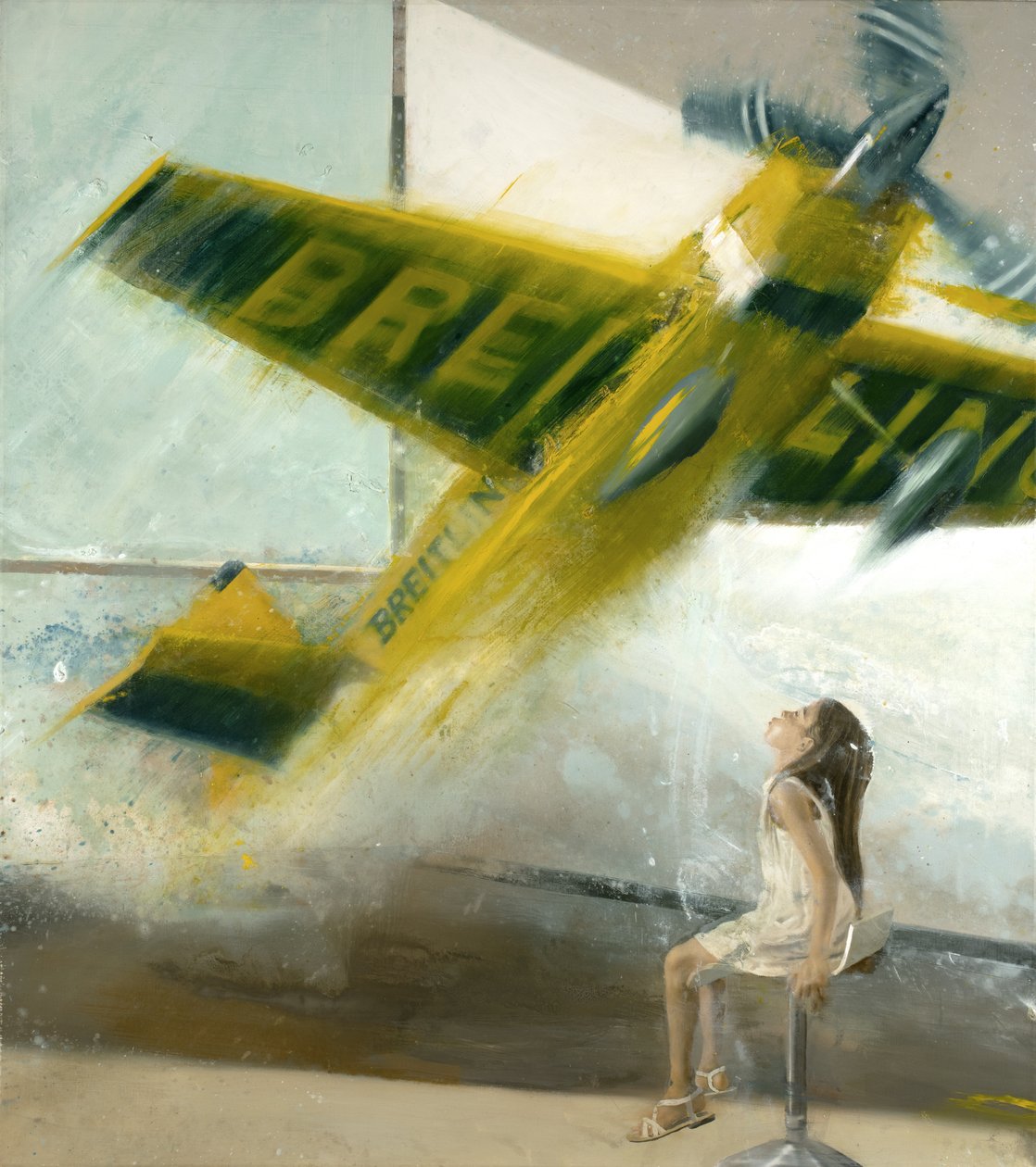 Air Blow I, 2017 (olie på lærred) af Nicola Pucci