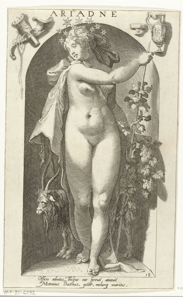 Ariadne (titel på objekt) Ancient Gods (serietitel) af Nicolaas Braeu