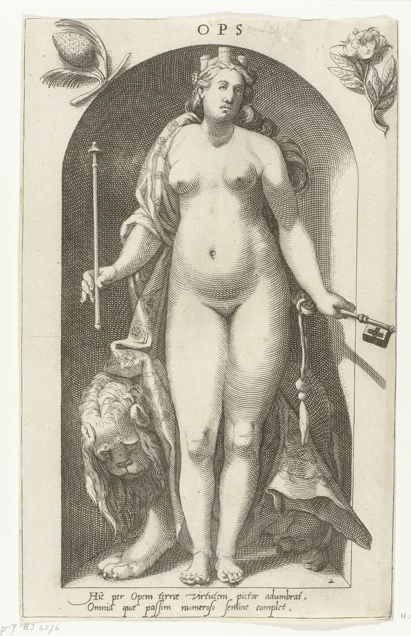 Ops (titel på objekt) Ancient Gods (serietitel) af Nicolaas Braeu