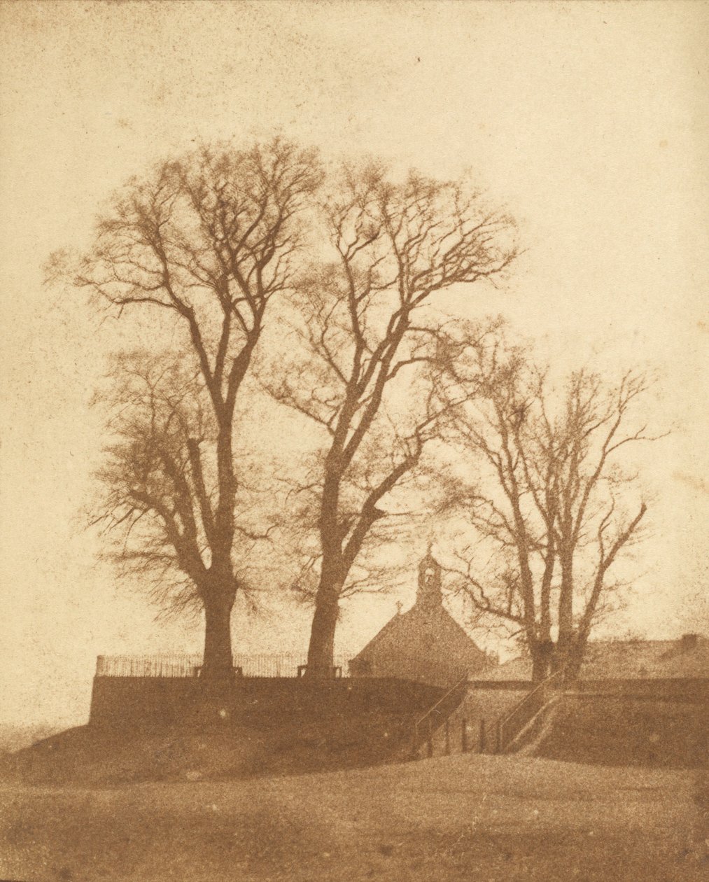Forbury Hill, Reading, ca. 1845. af Nicolaas Henneman
