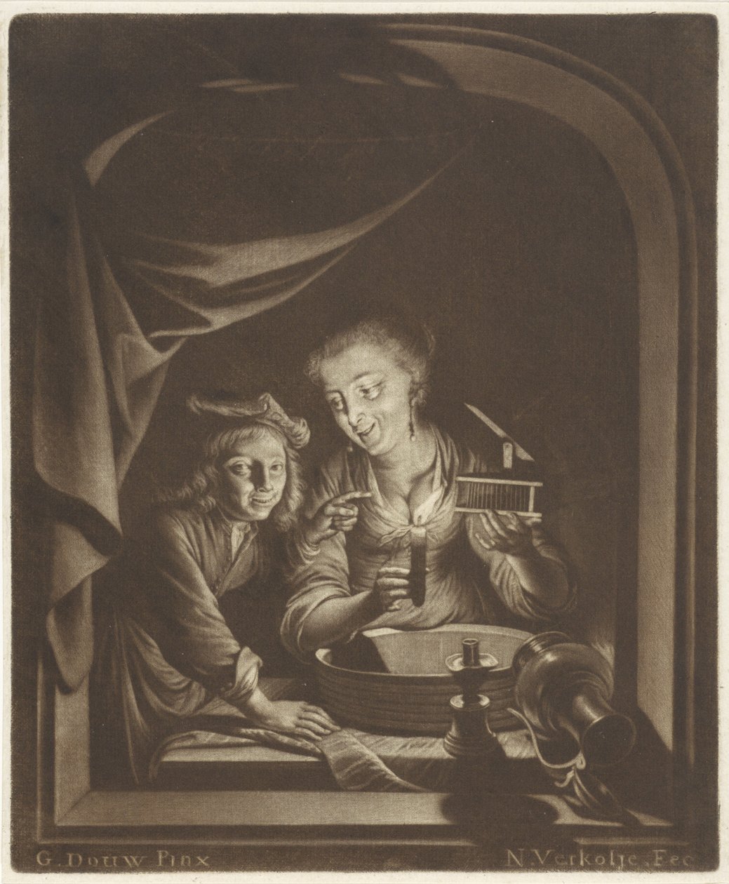 musefælde af Nicolaas Verkolje