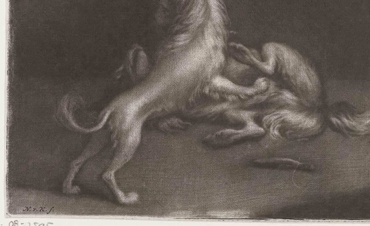 To legende hunde af Nicolaas Verkolje