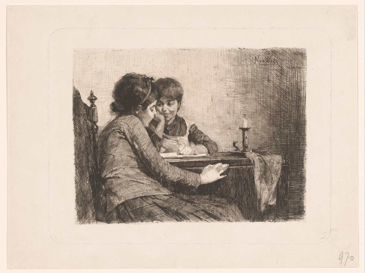 Kunstpåskønnelse (titel på objekt) af Nicolaas van der Waay
