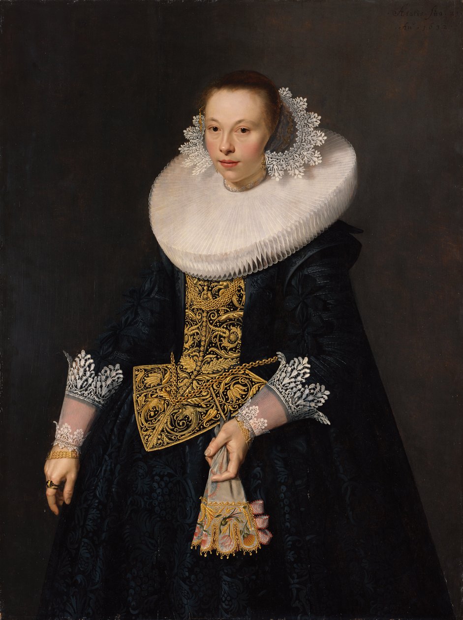 Portræt af en ung kvinde, 1632 af Nicolaes Eliasz