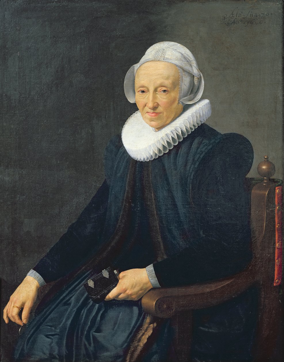 Portræt af en gammel kvinde, 1624 af Nicolaes Eliasz