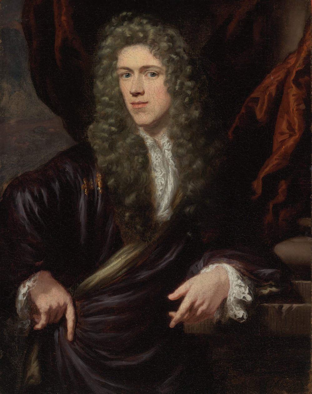 Portræt af en herre af Nicolaes Maes