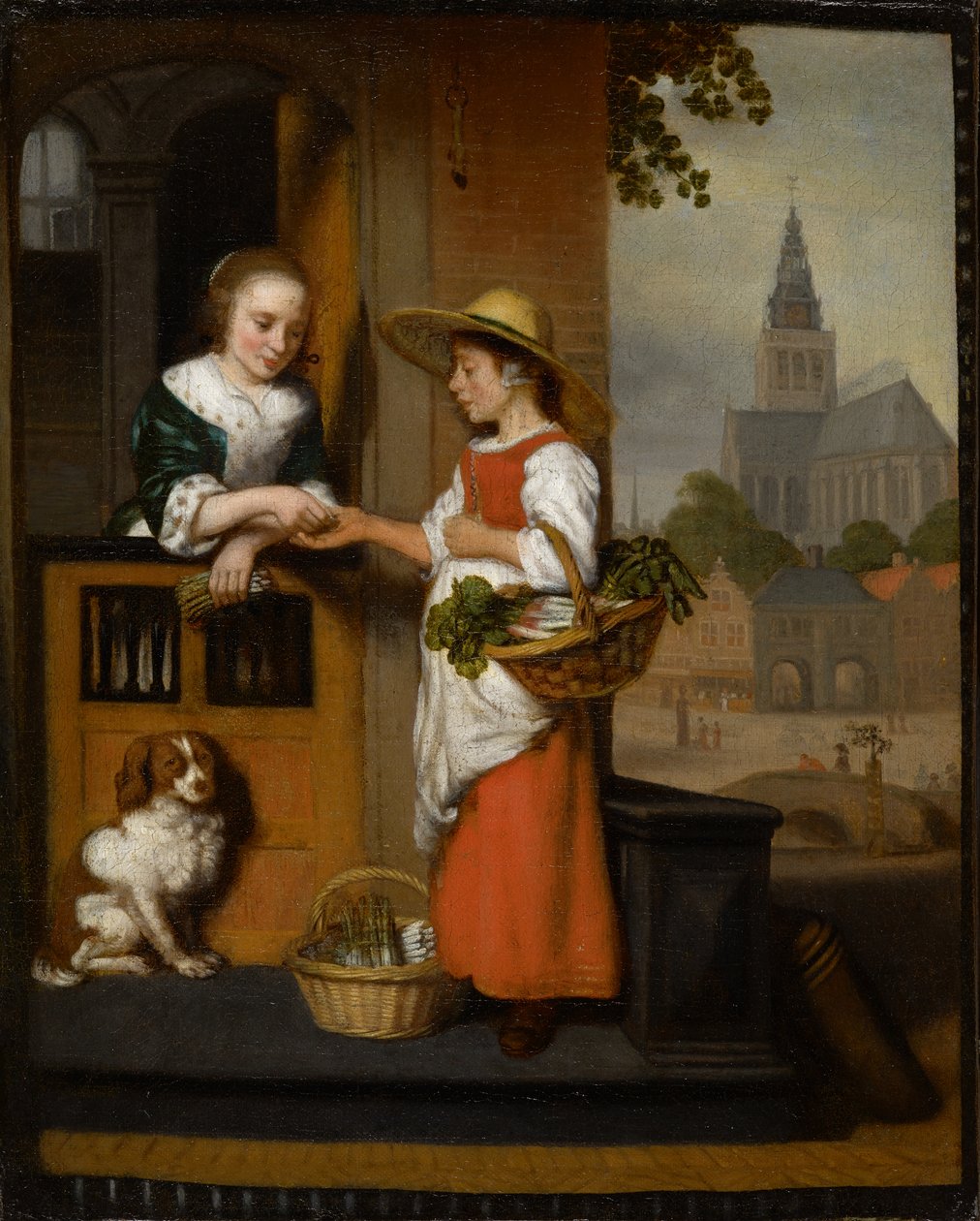 Grøntsagssælger, c.1650 af Nicolaes Maes