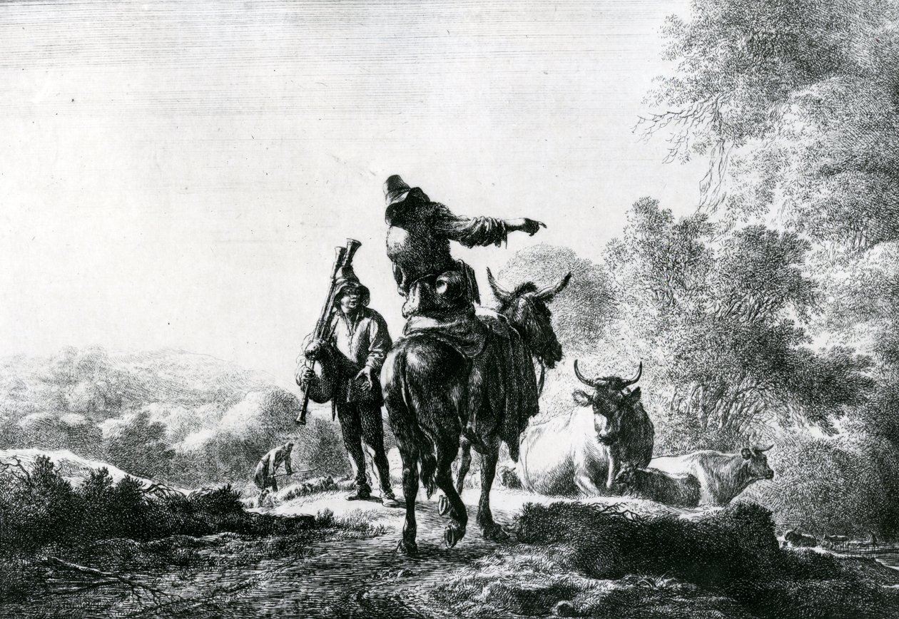 Taskepiper af Nicolaes Pietersz. Berchem