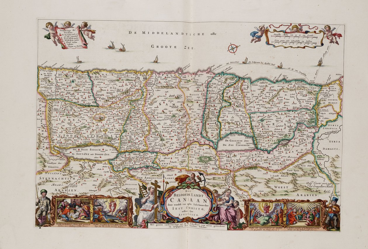 Det forjættede land Kanaan af Nicolaes Visscher