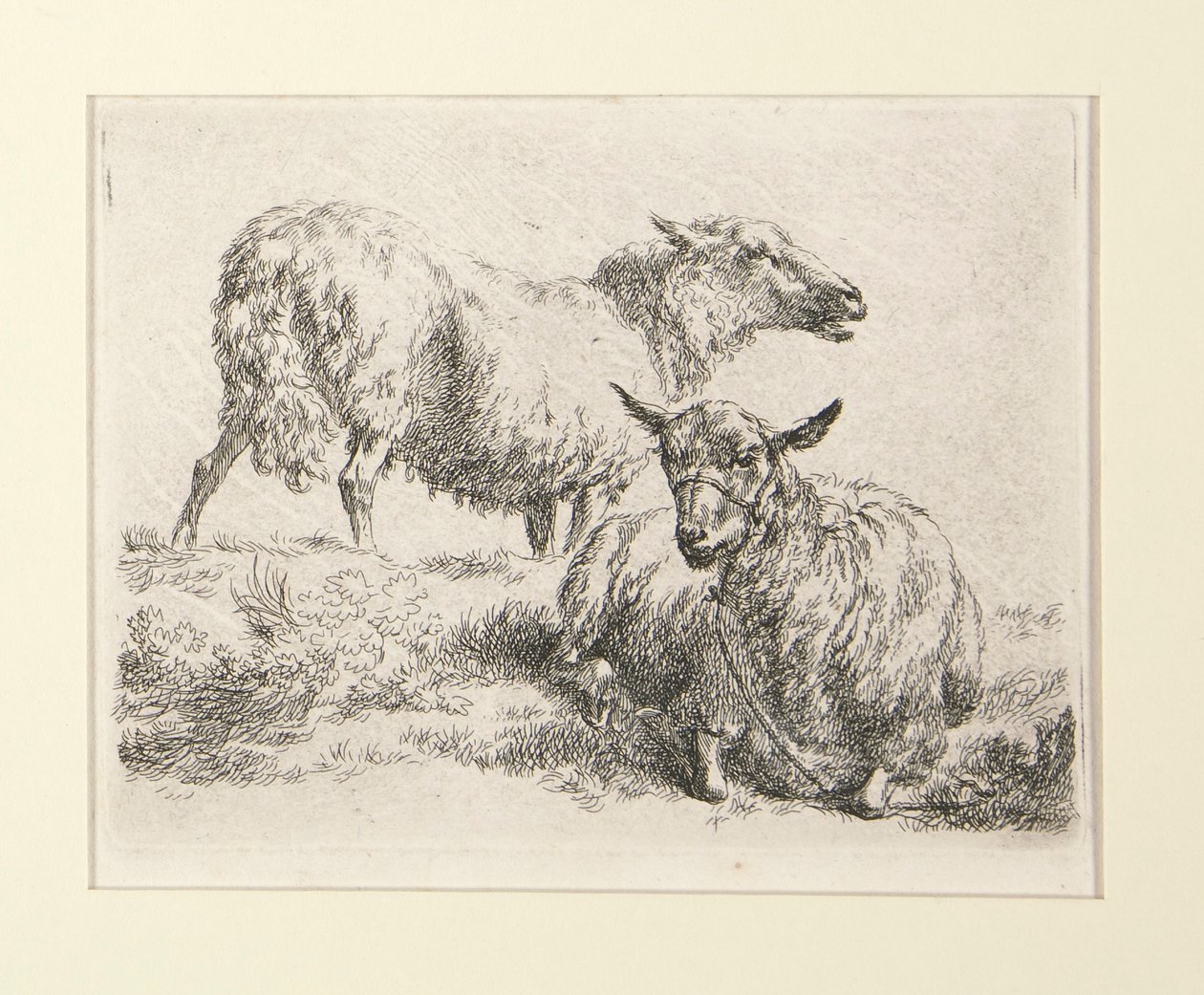 4 raderinger fra af Nicolaes Berchem