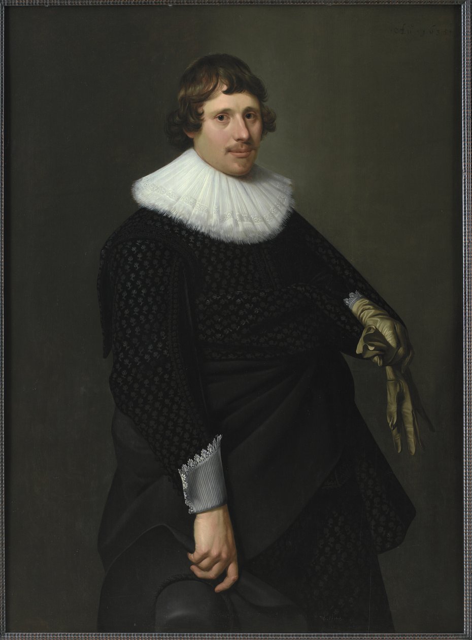 Portræt af en mand af Nicolaes Eliasz. Pickenoy