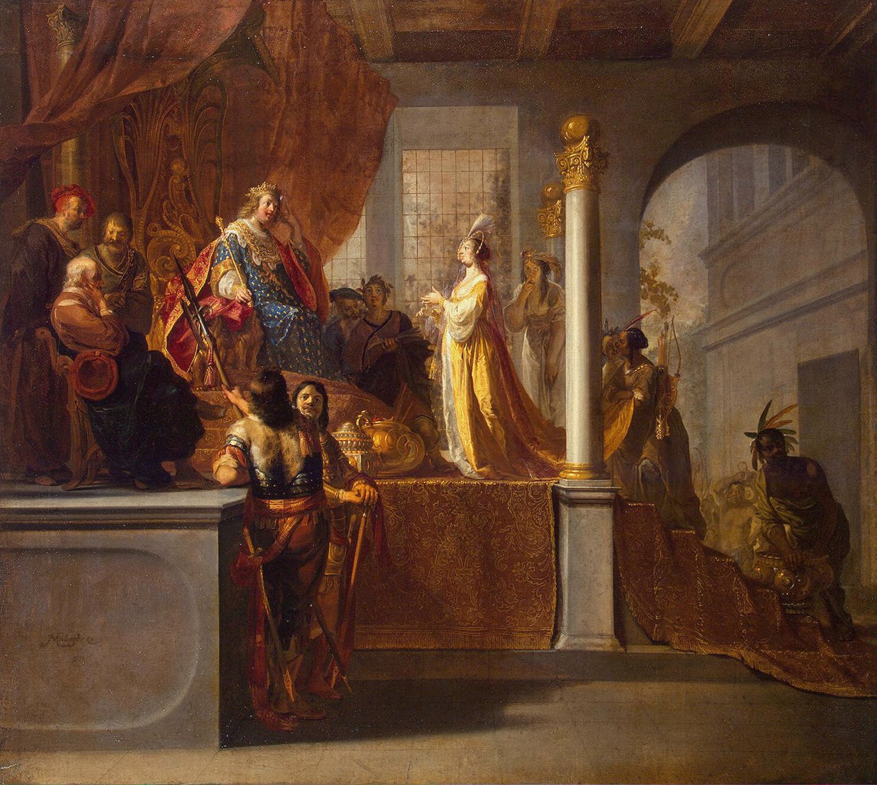 Dronning af Saba før Salomon, 1640