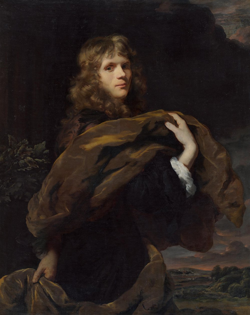 Portræt af en ung herre af Nicolaes Maes
