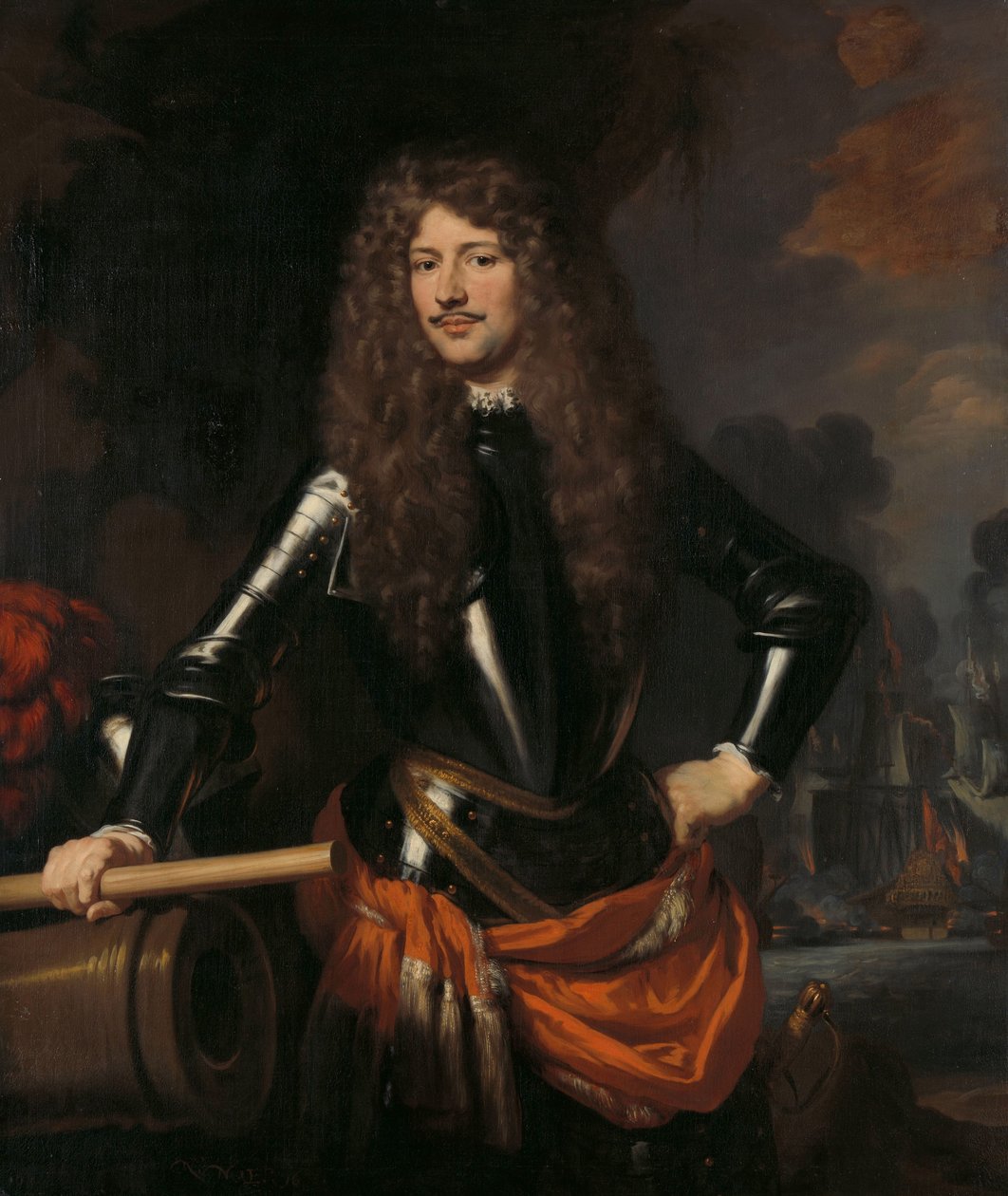 Cornelis Evertsen, Løjtnant-admiral af Zeeland Cornelis Evertsen (1642-1706). Løjtnantadmiral af Zeeland af Nicolaes Maes