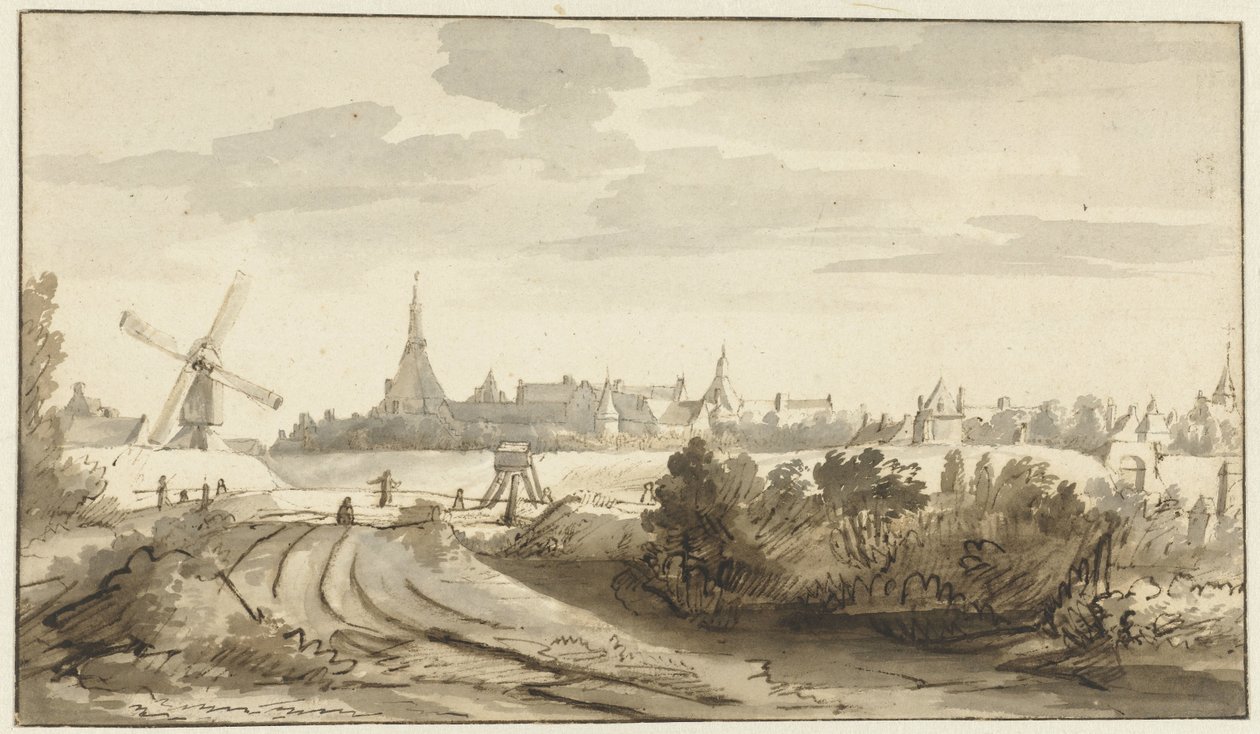 Udsigt over Ravestein af Nicolaes Maes