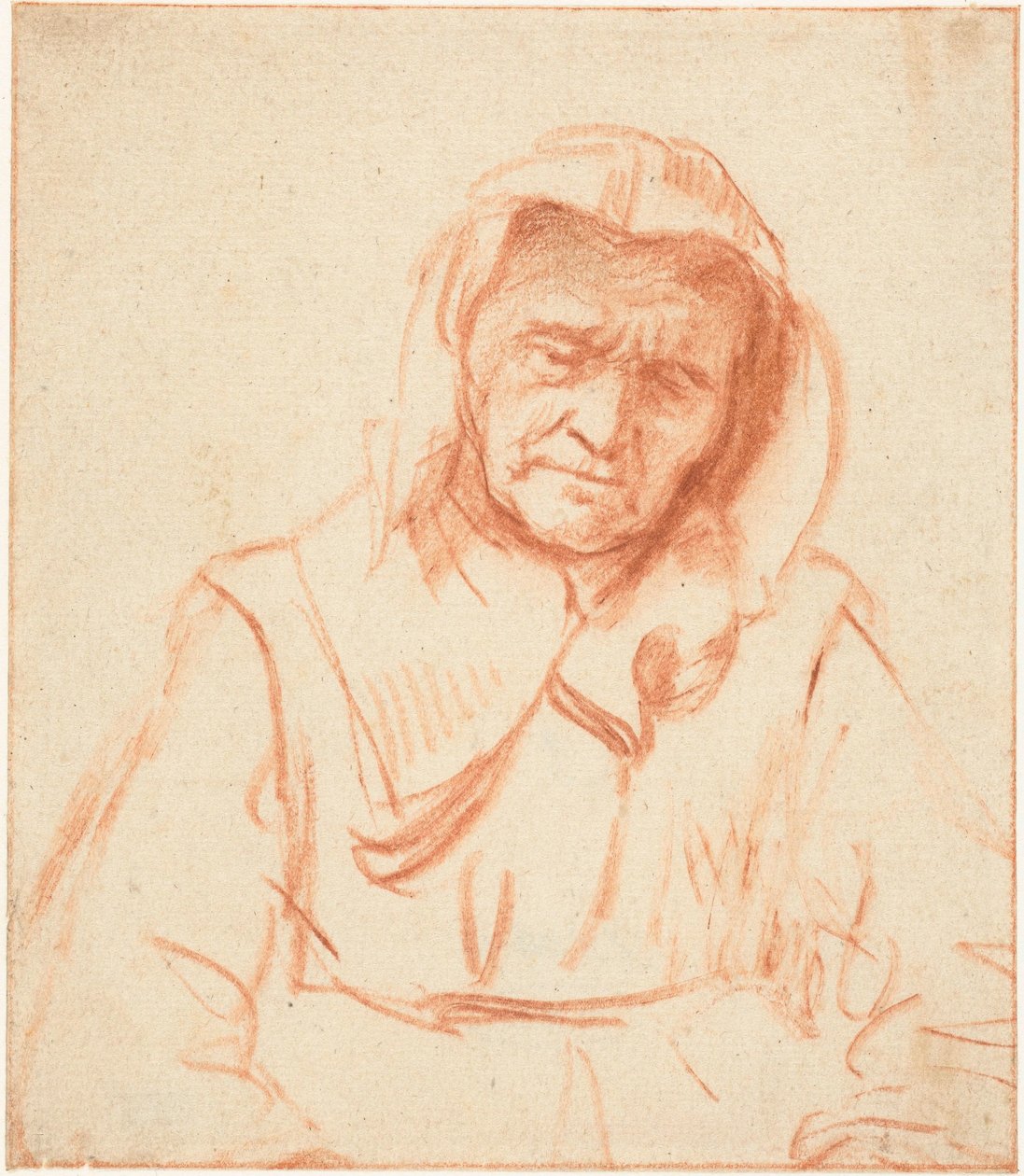 Sovende gammel kvinde af Nicolaes Maes