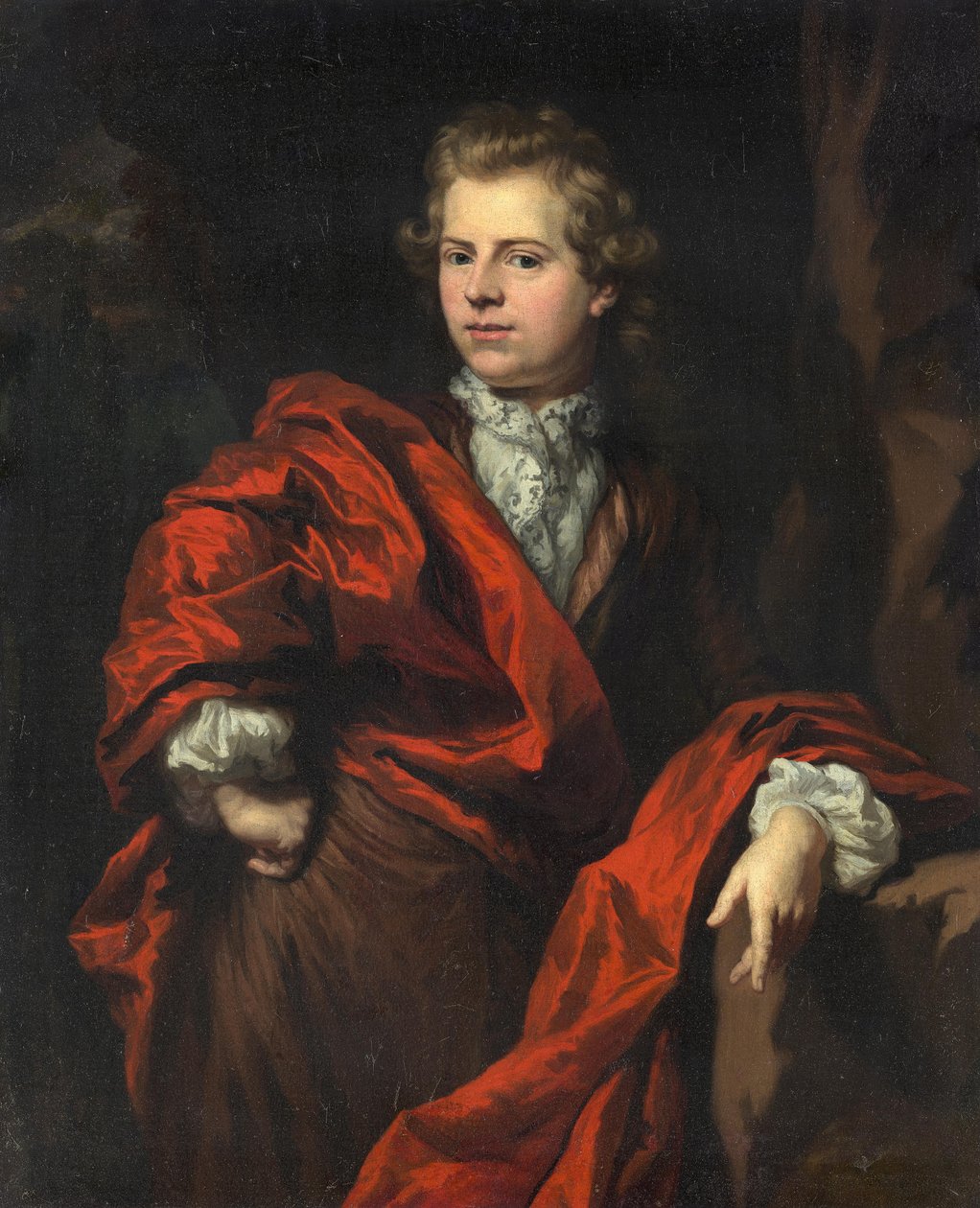Portræt af en ung mand af Nicolaes Maes