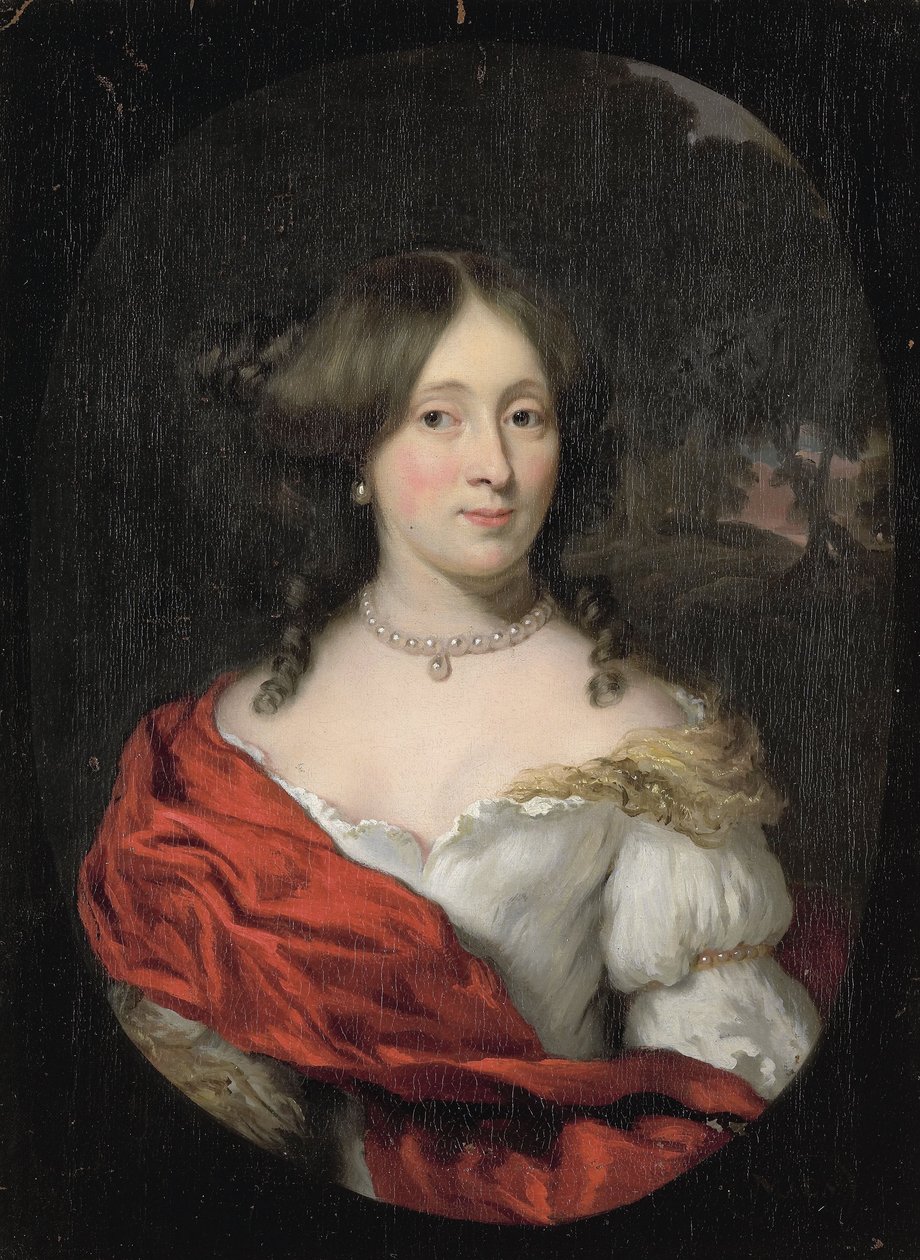 Portræt af Belichje Hulft af Nicolaes Maes