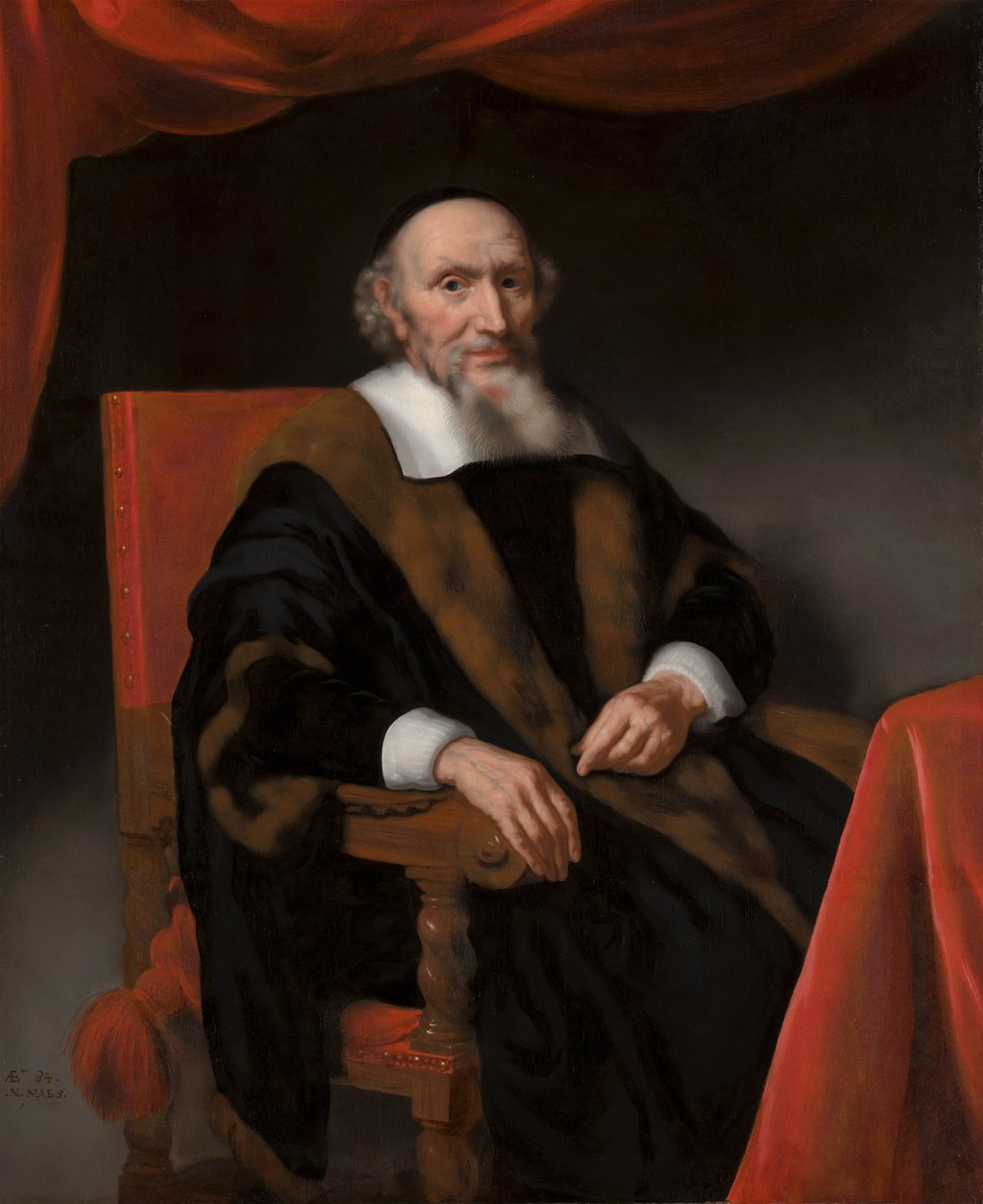 Portræt af Jacob Trip af Nicolaes Maes