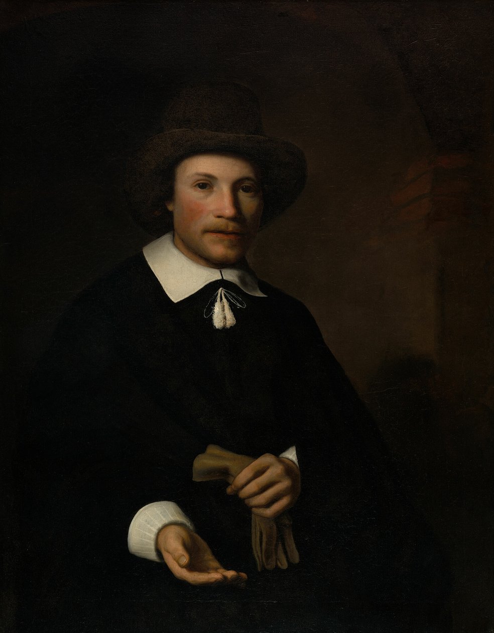 Portræt af en mand af Nicolaes Maes