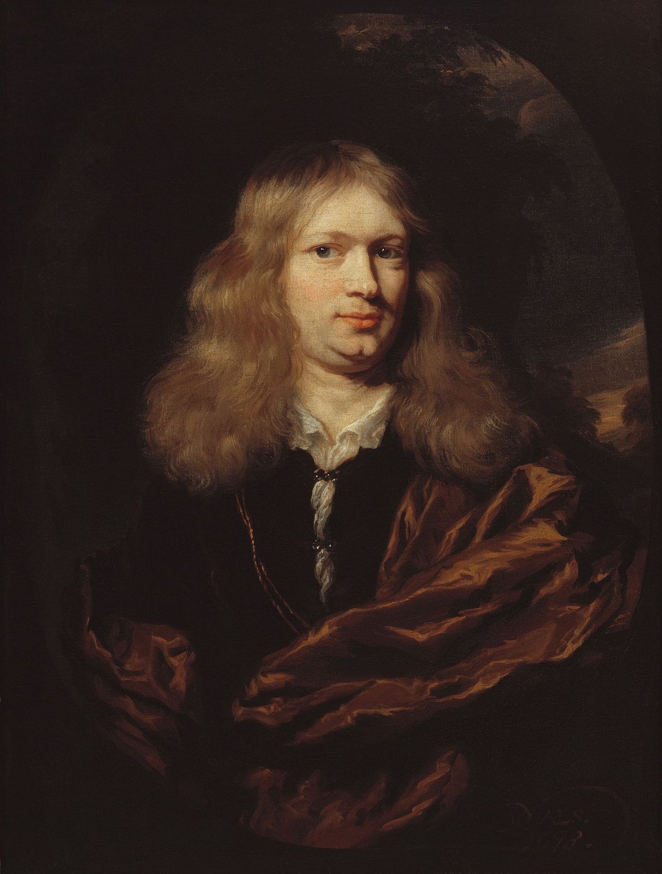 Portræt af en ung mand af Nicolaes Maes