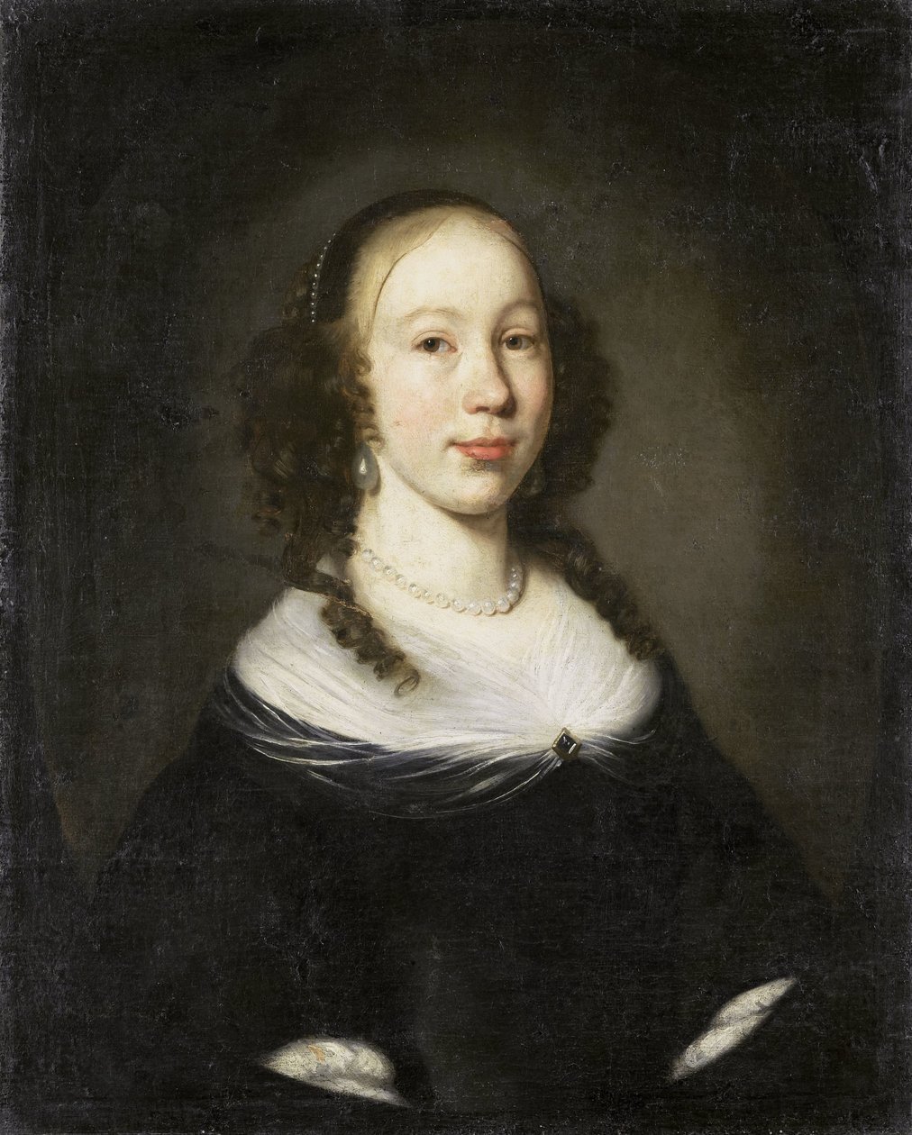 Portræt af en ung kvinde af Nicolaes Maes