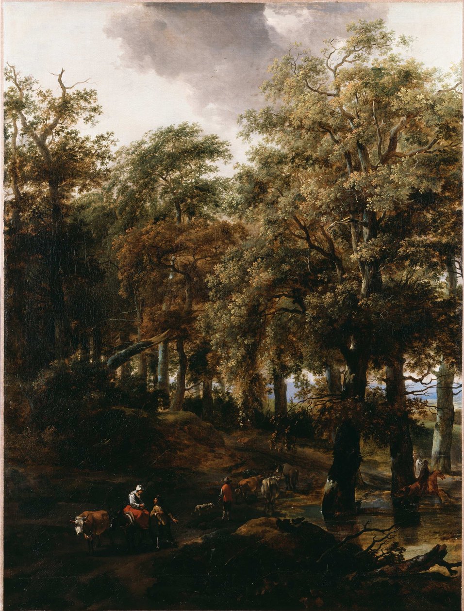 En vej gennem et skov af Nicolaes Pietersz. Berchem