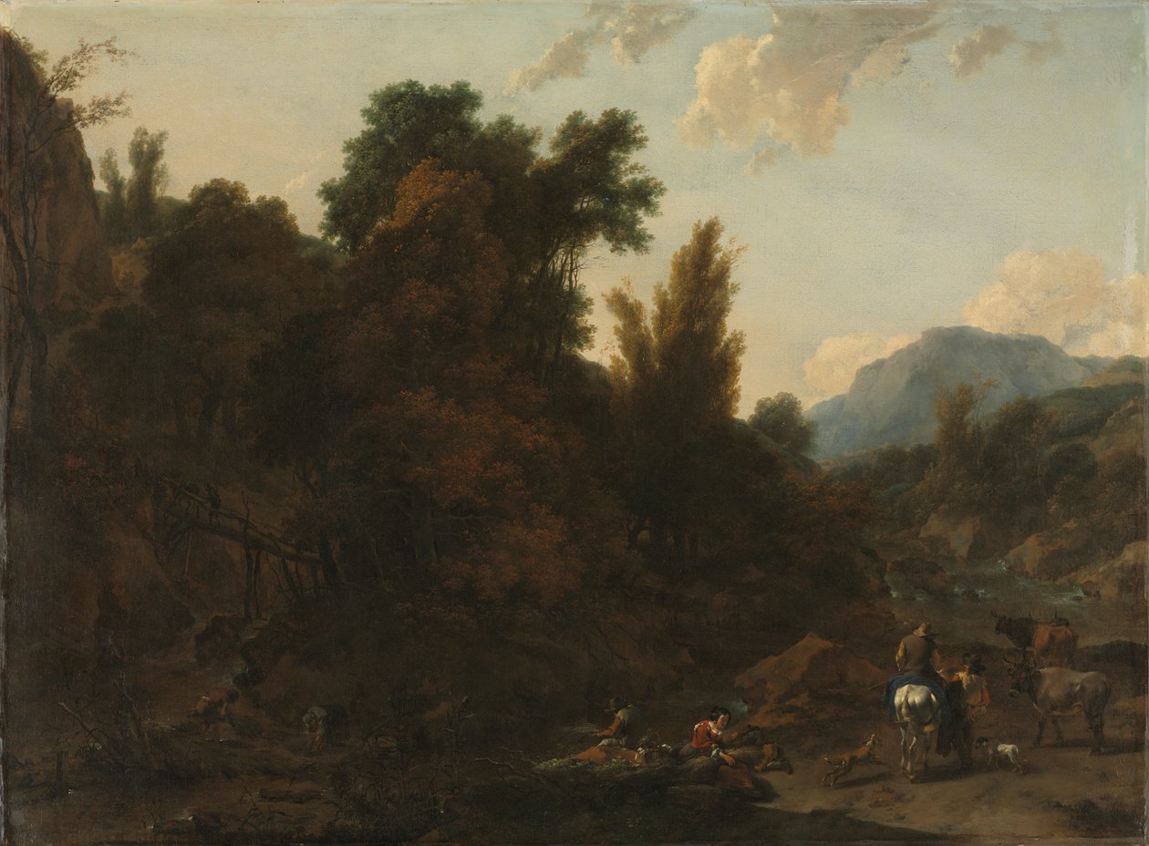 Rush-samlere af Nicolaes Pietersz. Berchem