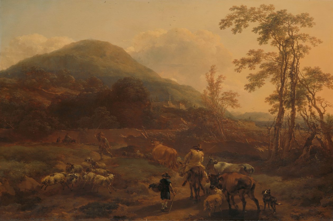 De tre hobetal af Nicolaes Pietersz Berchem