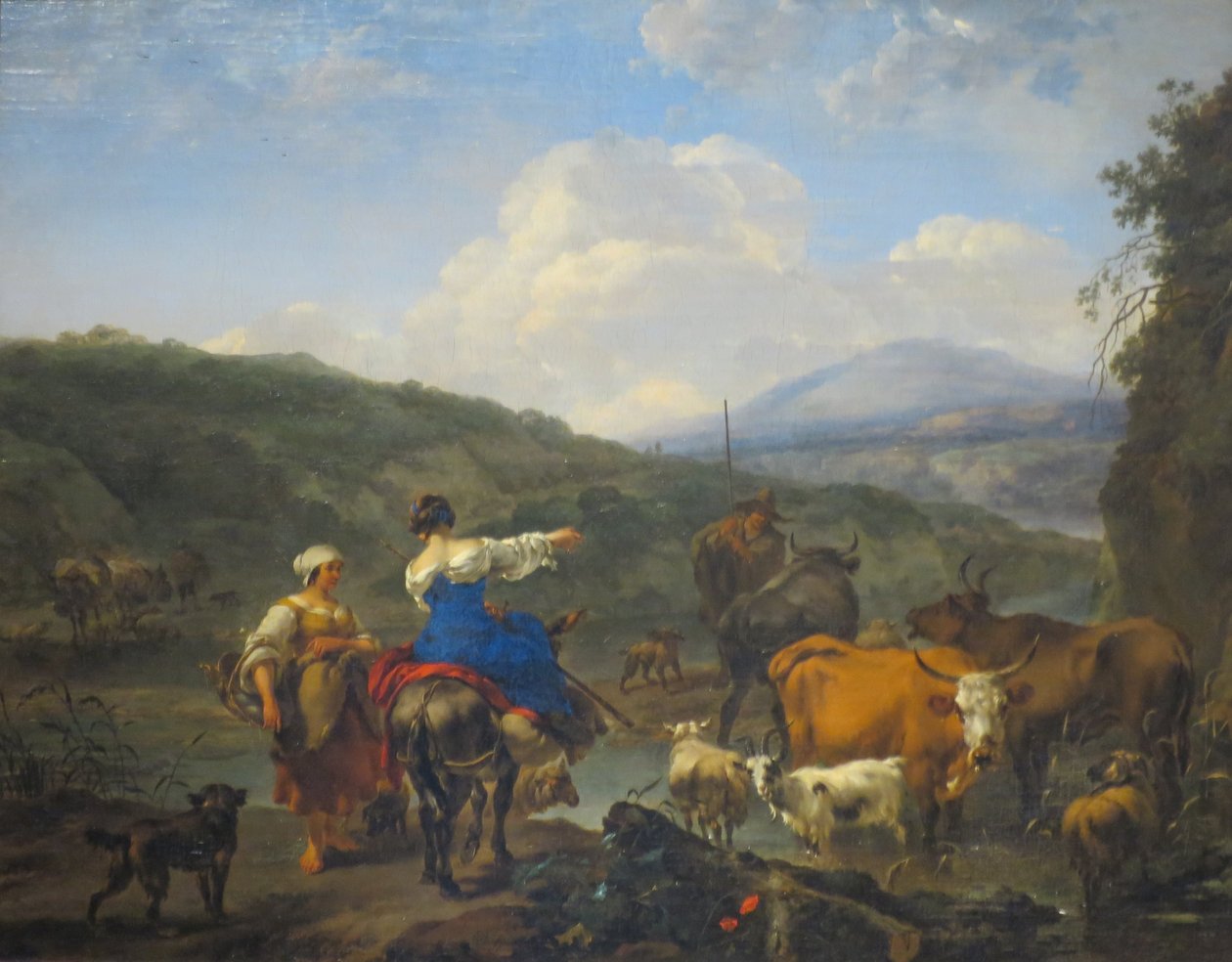 Kvæg på et vandingssted af Nicolaes Pieterszoon Berchem