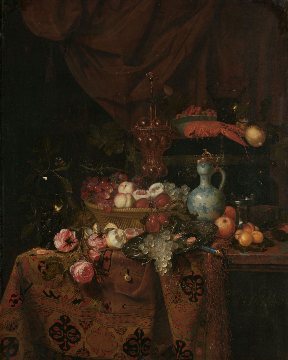 Stilleben af Nicolaes Van Gelder
