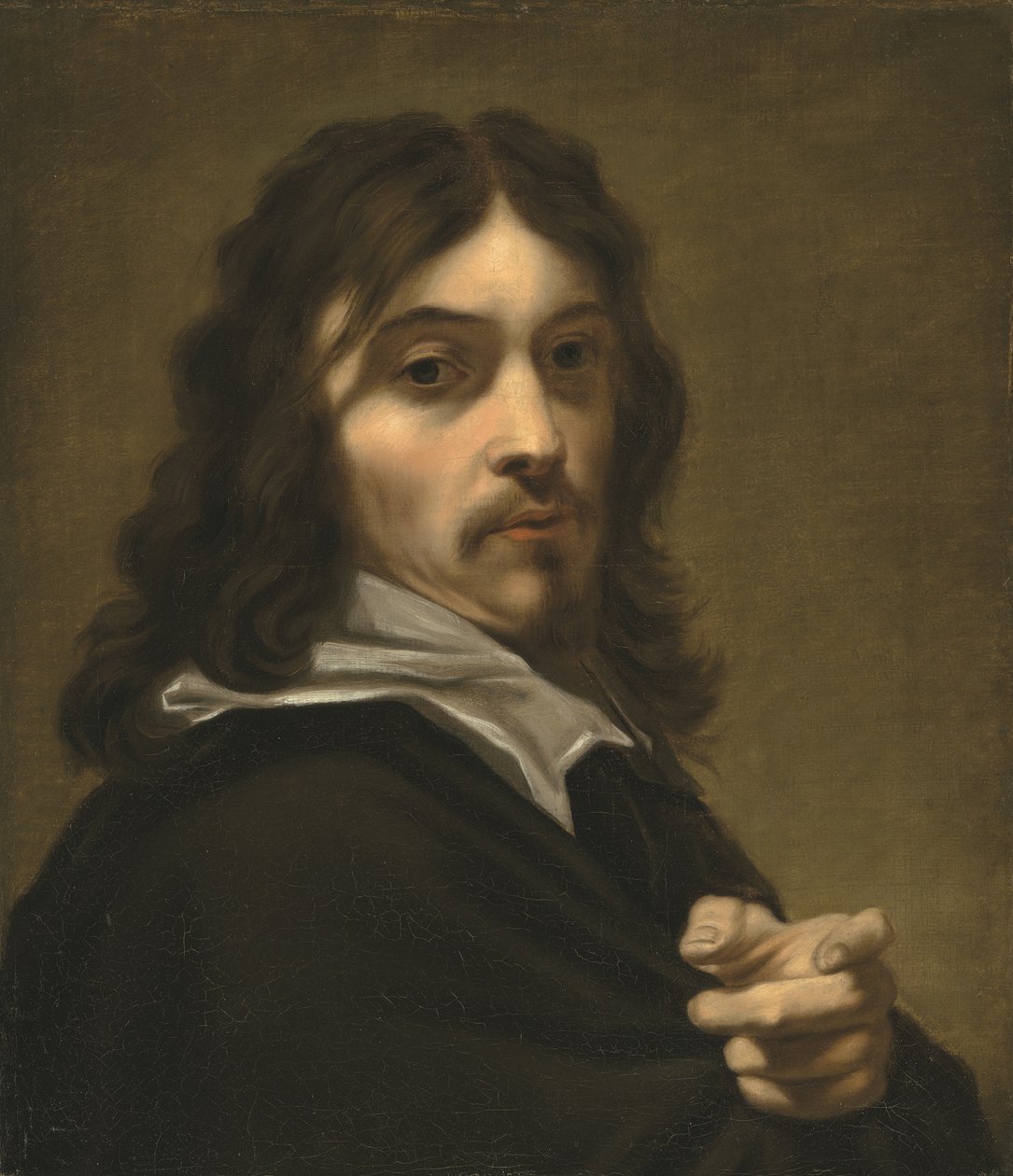 Portræt af Georg Pfründt (1603-1663), i brysthøjde (olie på lærred) af Nicolaes Van Helt Stockade