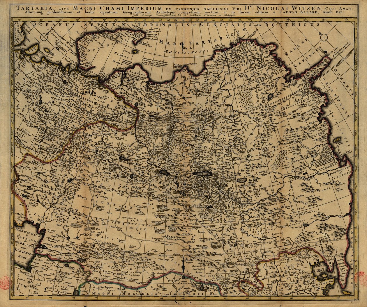 Tartary eller Empire of the Great Khan af Nicolaes Witsen
