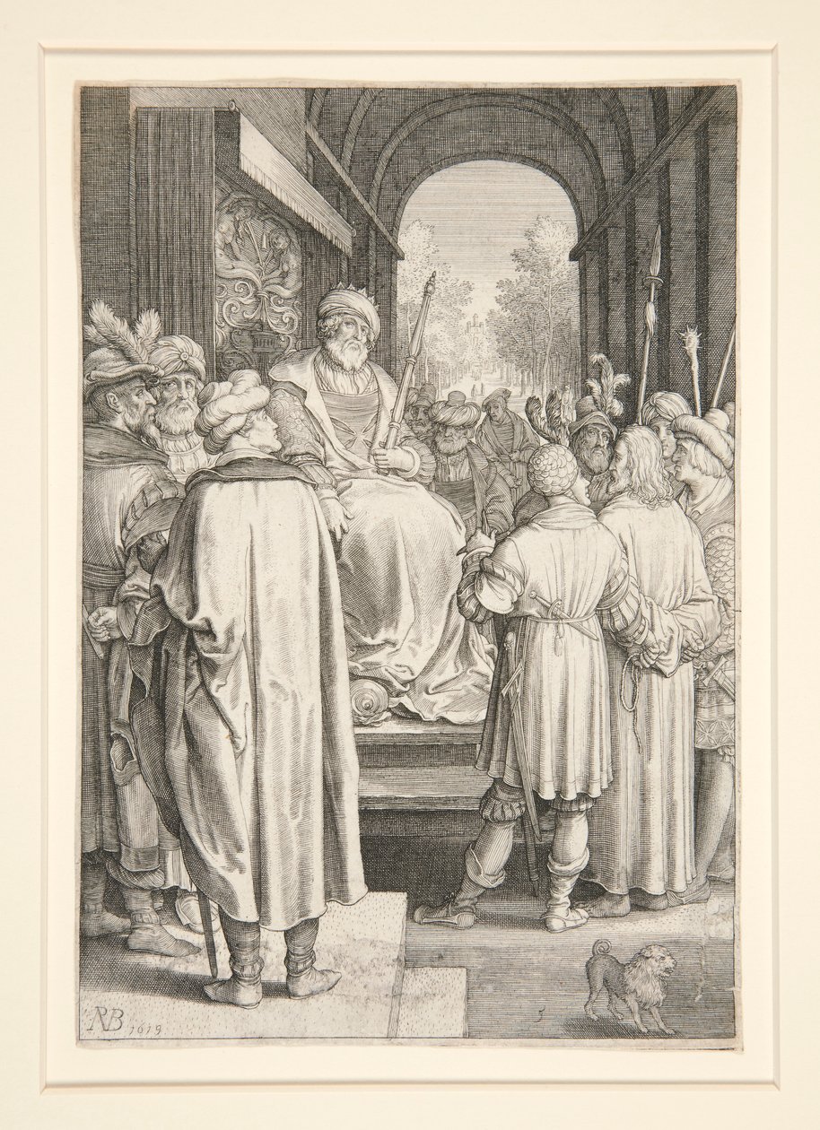 Kristus før Pilatus (Passion Series) af Nicolaes de Bruyn
