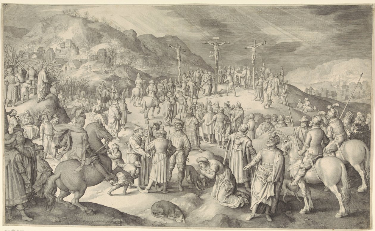 Kristus på korset af Nicolaes de Bruyn