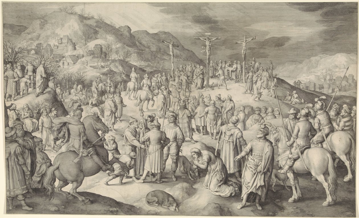 Kristus på korset af Nicolaes de Bruyn