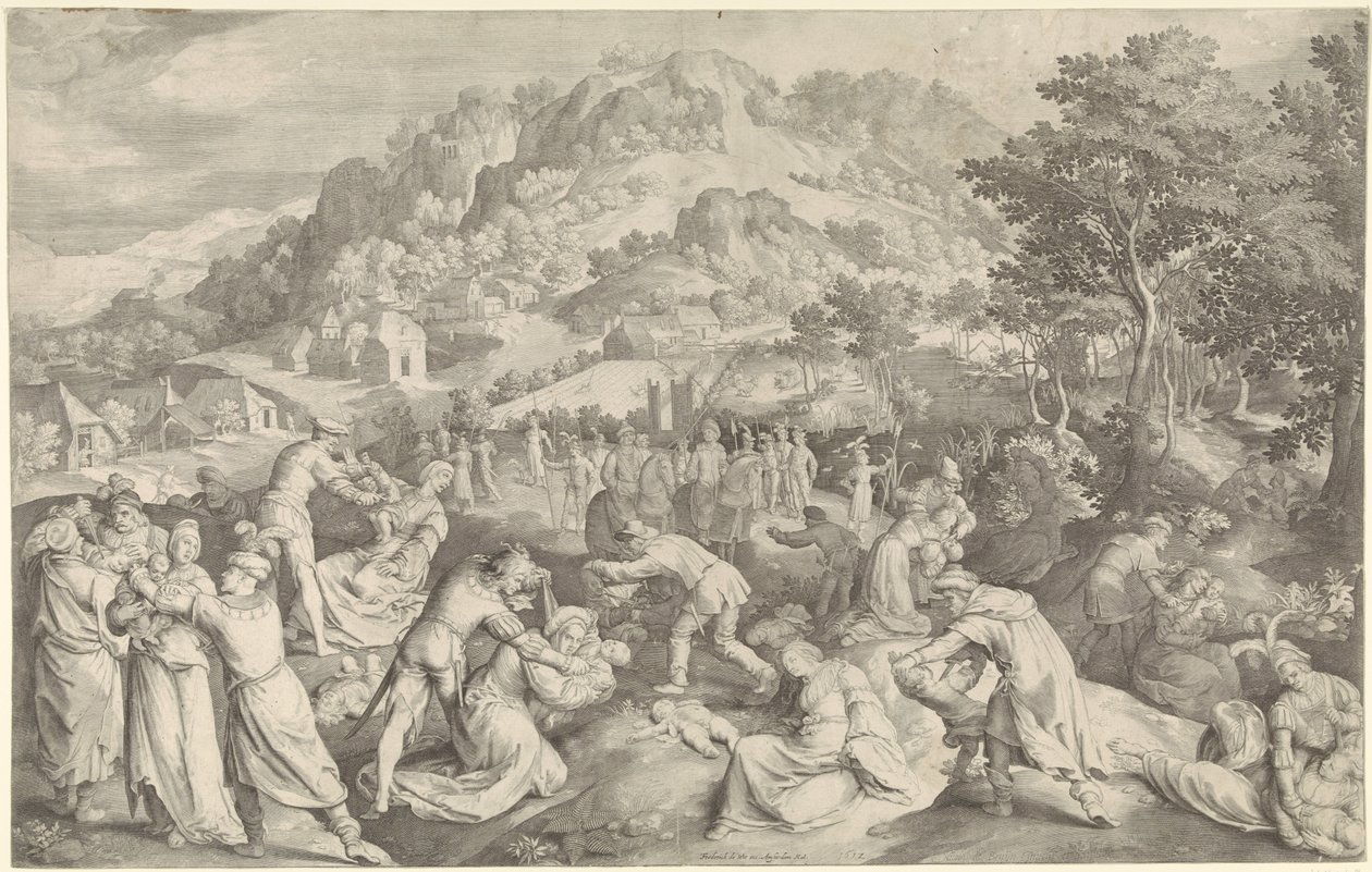 Barnemord i Betlehem af Nicolaes de Bruyn