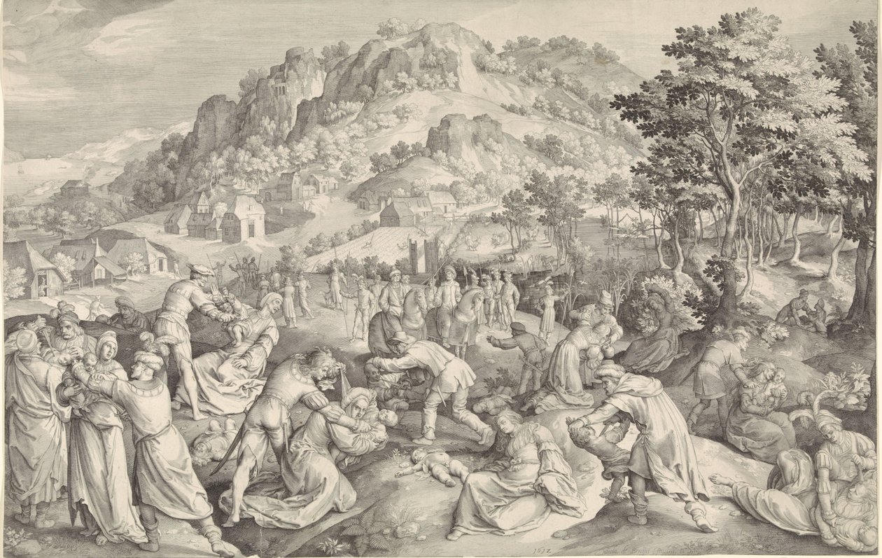 Barnemord i Betlehem af Nicolaes de Bruyn