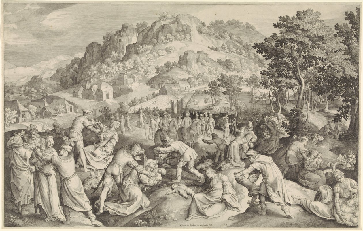 Barnemord i Betlehem af Nicolaes de Bruyn
