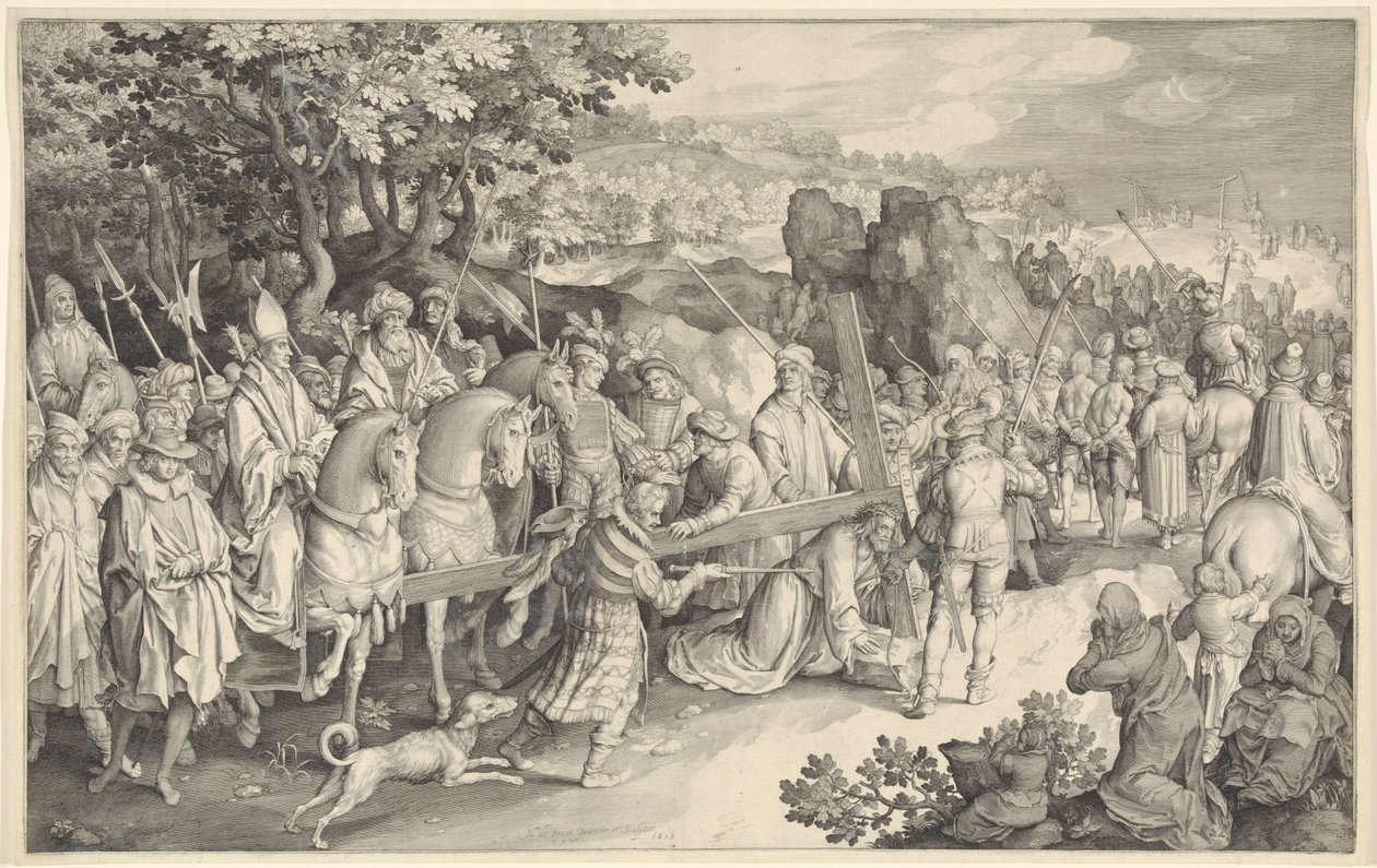 At bære korset af Nicolaes de Bruyn