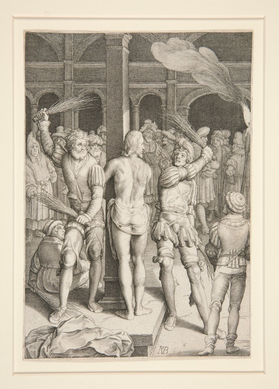 The Flagellation (Passion Series) af Nicolaes de Bruyn