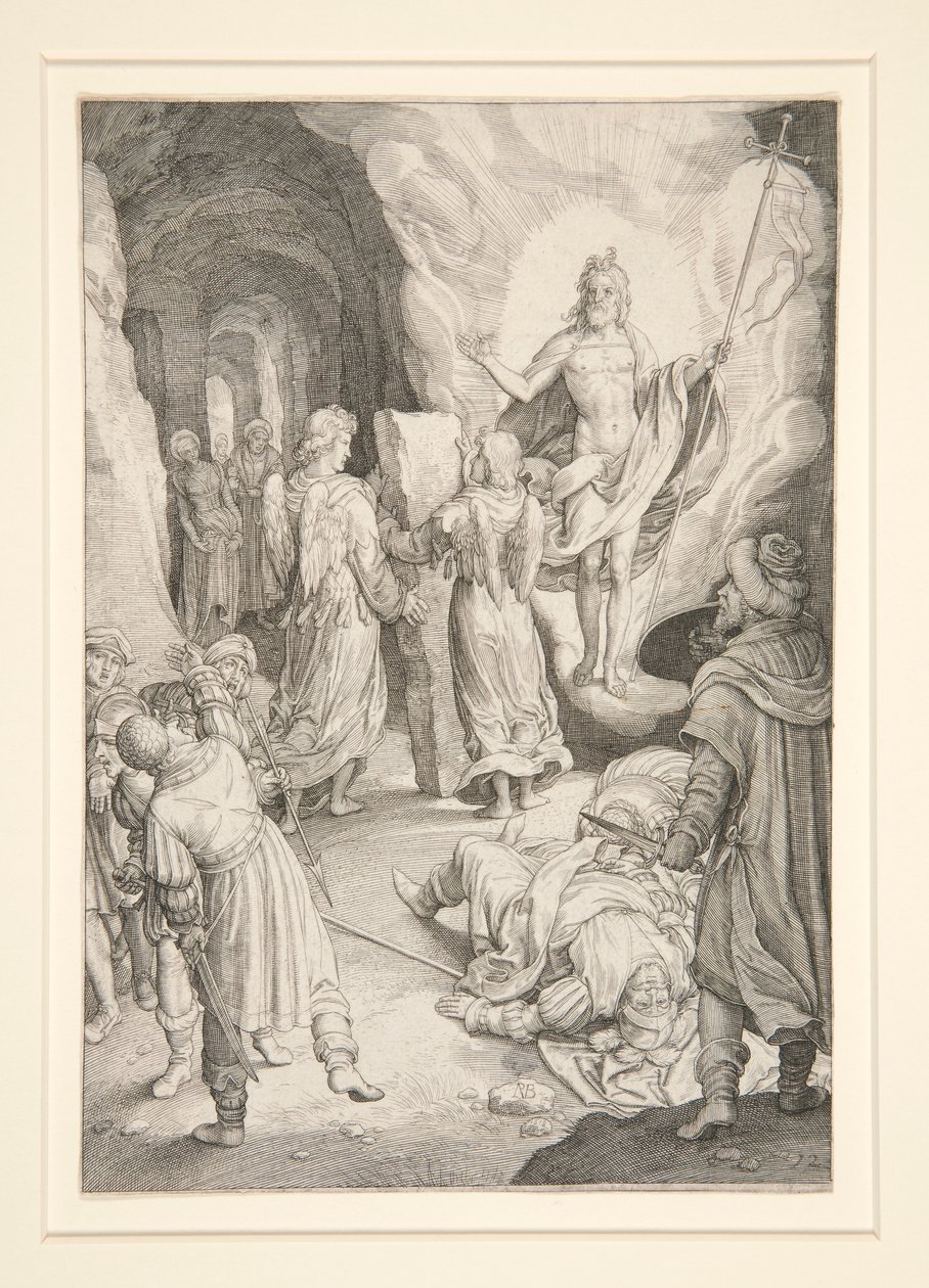 The Resurrection (Passion Series) af Nicolaes de Bruyn