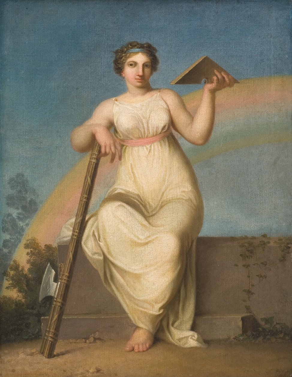 Retsvidenskab. Allegorisk figur af Nicolai Abildgaard