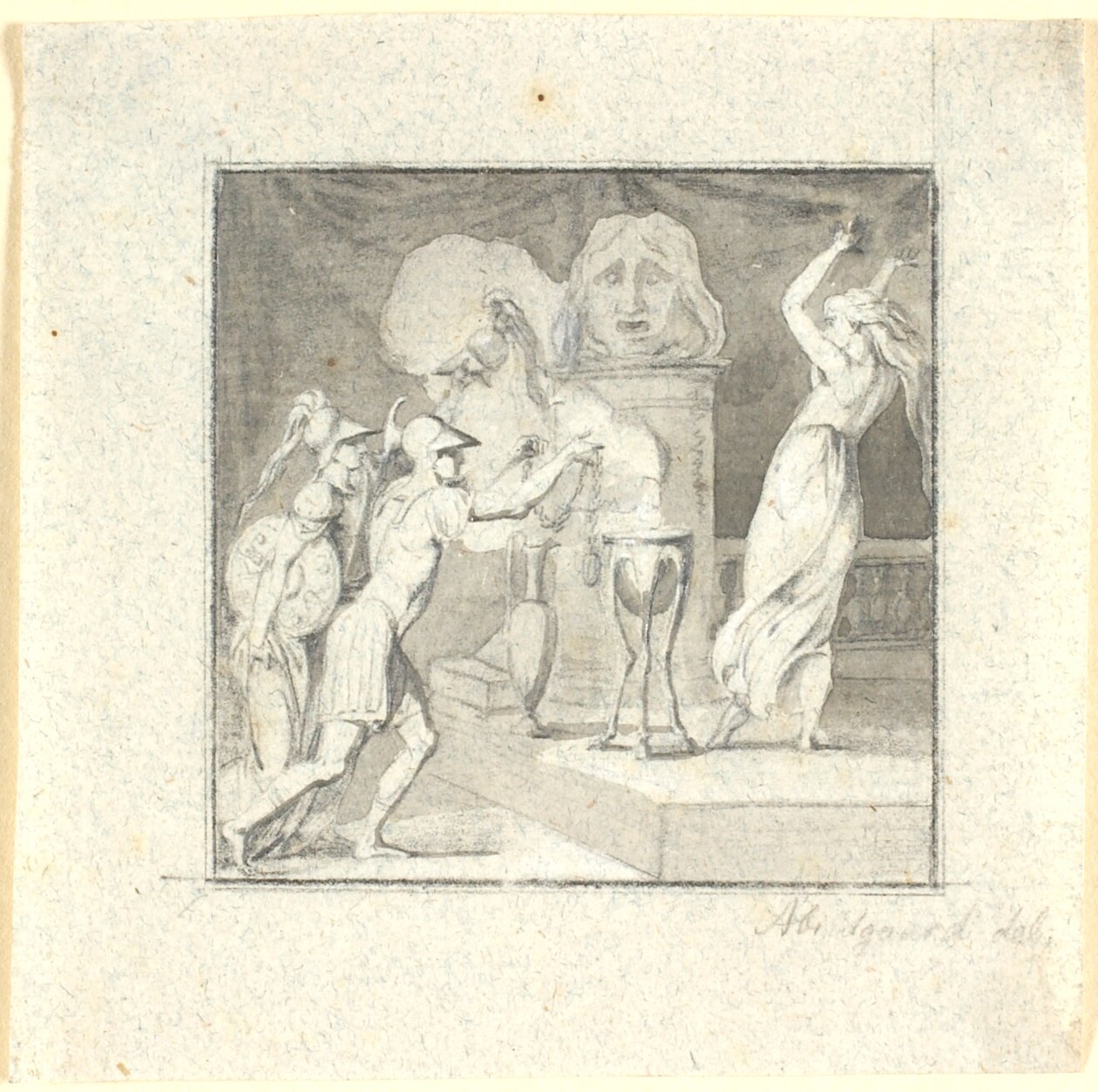Tilbudsscene af Nicolai Abildgaard