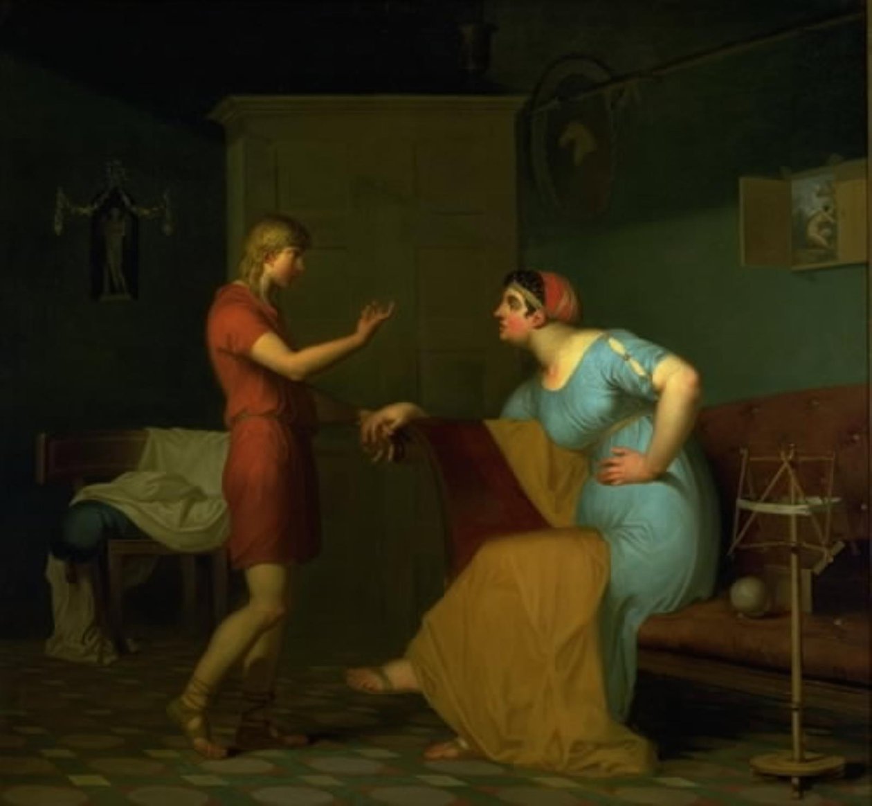 Papirius og hans mor af Nicolai Abildgaard