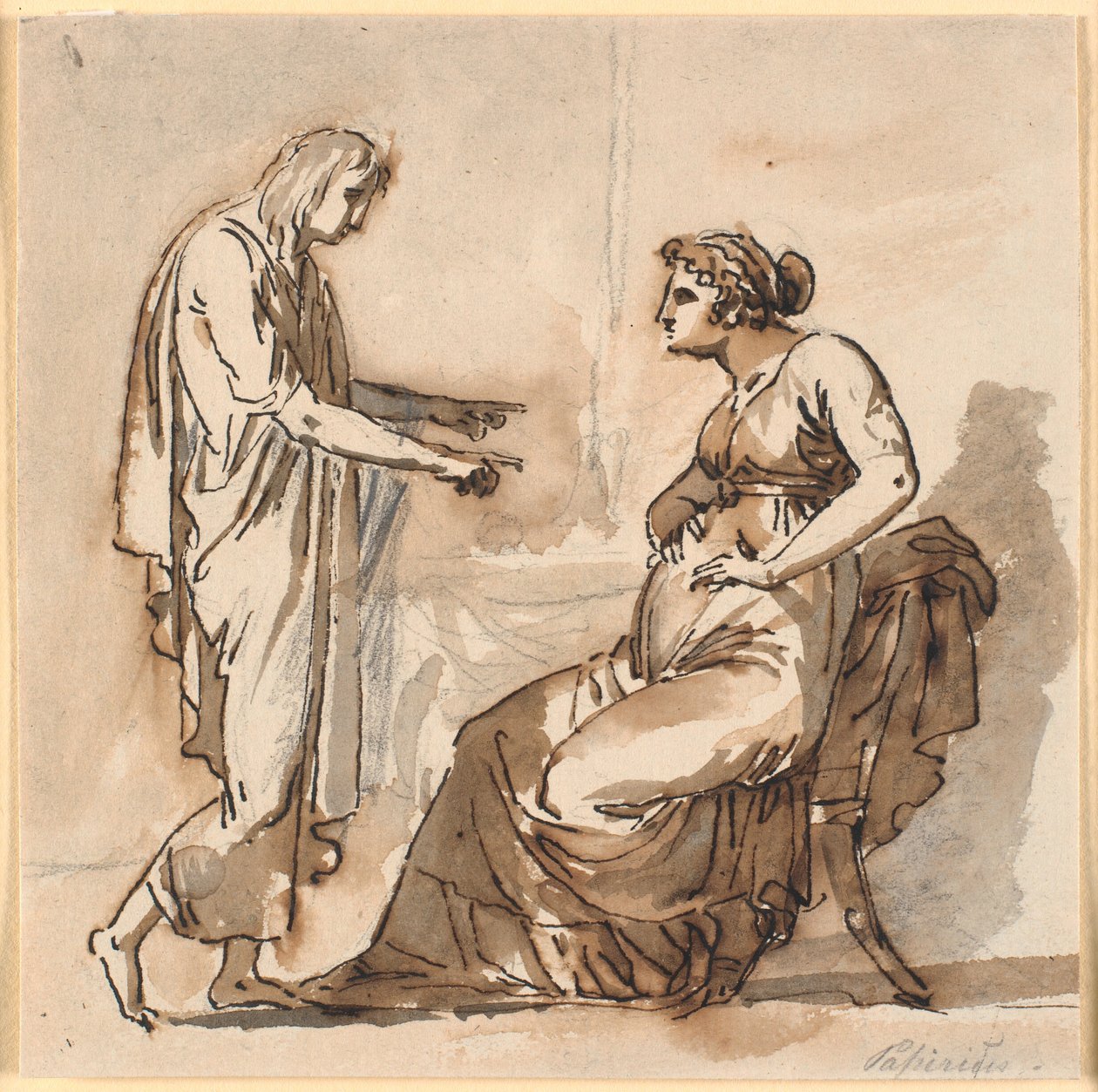 Papirius og hans moder af Nicolai Abildgaard